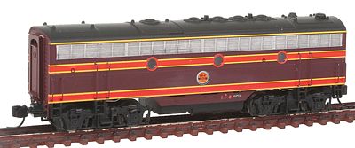 Intermountain Railway 69747 N Scale EMD F7B - Standard DC -- Chicago Great Western (maroon, red)