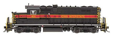 Intermountain Railway 698008 N Scale Paducah GP10 - Standard DC -- Iowa Interstate (black, red, yellow)
