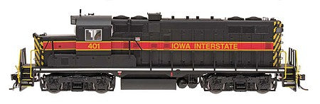 Intermountain Railway 698008D N Scale Paducah GP10 with DCC -- Iowa Interstate (black, red, yellow)