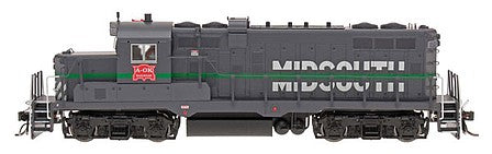 Intermountain Railway 698010S N Scale Paducah GP10 with LokSound & DCC -- Arkansas-Oklahoma (ex-Midsouth, gray, white, green, red)