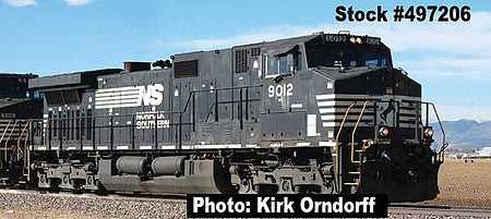 Intermountain Railway 699206S N Scale GE C44-9W - LokSound and DCC -- Norfolk Southern (black, white)