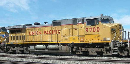 Intermountain Railway 699207D N Scale GE C44-9W - DCC -- Union Pacific (Armour Yellow, gray, red)