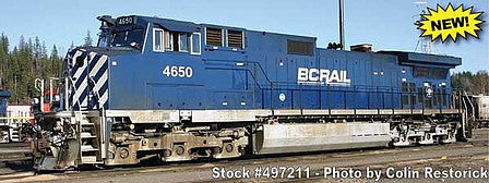 Intermountain Railway 699211D N Scale GE C44-9W - DCC -- BC Rail (blue, silver, white)