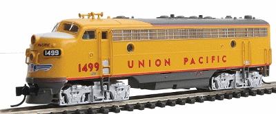 Intermountain Railway 69939 N Scale EMD FP7 Phase I - Standard DC -- Union Pacific (Armour Yellow, gray, red)
