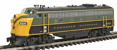 Intermountain Railway 69987 N Scale EMD FP9 - Standard DC -- Canadian National (green, black, yellow)