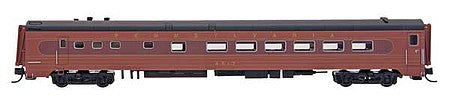 Intermountain Railway 7012 N Scale Centralia Car Shops Eastern Diner w/Interior Light - Ready to Run -- Pennsylvania Railroad (Fleet of Modernism, brown, Tuscan)