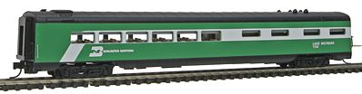 Intermountain Railway 7057 N Scale Western Diner - Ready to Run - Centralia Car Shops -- Burlington Northern (Hockey Stick, Cascade Green, white)