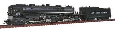 Intermountain Railway 79011 N Scale AC-12 4-8-8-2 Cab Forward - Standard DC -- Southern Pacific #4290 (black, graphite, silver, Large Tender Lettering)