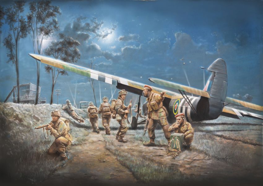 Italeri 1356 1/72 AS51 Horsa Mk I Aircraft w/13 British Paratroopers D-Day