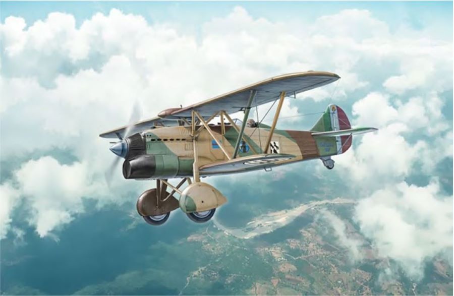 Italeri 1438 1/72 Fiat CR32 Freccia BiPlane Fighter