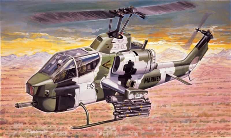 Italeri 160 1/72 AH1W Super Cobra Helicopter