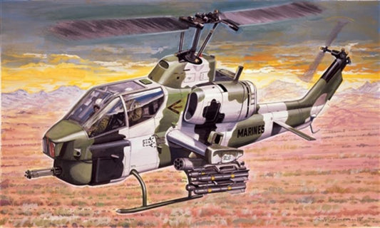 Italeri 160 1/72 AH1W Super Cobra Helicopter