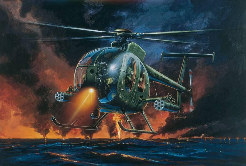 Italeri 17 1/72 AH6 Night Fox Helicopter