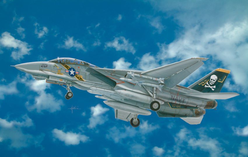 Italeri 2667 1/48 F14A Tomcat US Navy Fighter