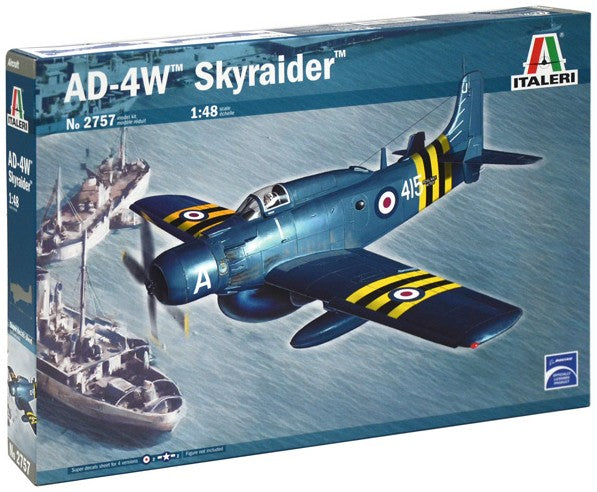 Italeri 2757 1/48 AD4W Skyraider Aircraft