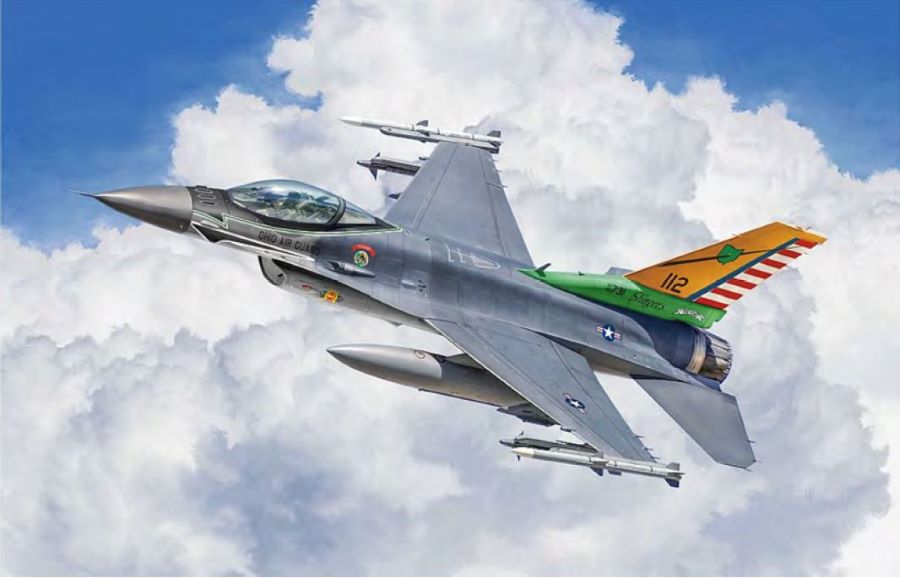 Italeri 2825 1/48 F16C Fighting Falcon Aircraft