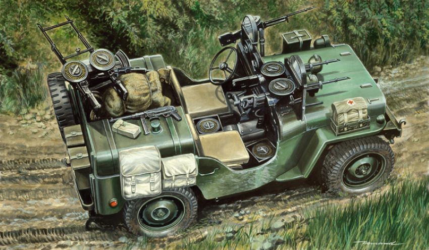 Italeri 320 1/35 Commando Military Car