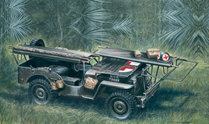 Italeri 326 1/35 1/4-Ton 4x4 Ambulance Jeep D-Day