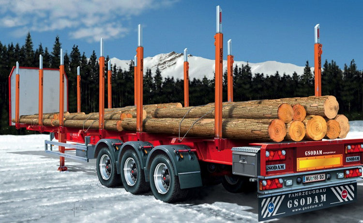 Italeri 3868 1/24 Timber Trailer