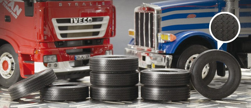 Italeri 3889 1/24 Rubber Truck Tires (8)