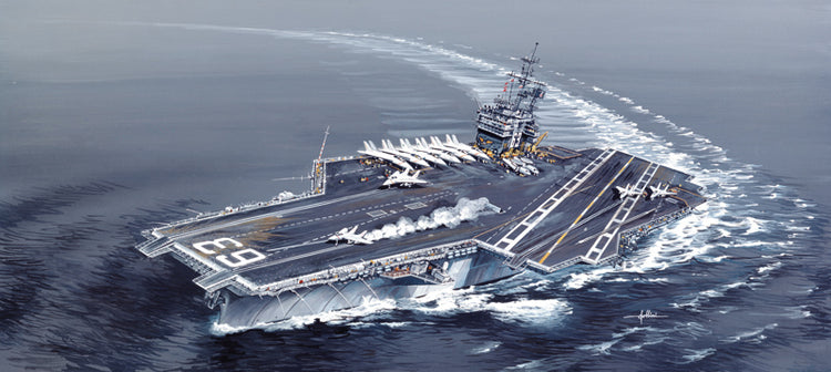 Italeri 5522 1/720 USS Kitty Hawk CV63 Aircraft Carrier