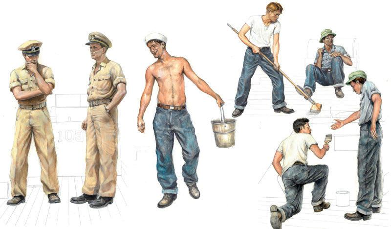 Italeri 5618 1/35 PT109 Crew (7)