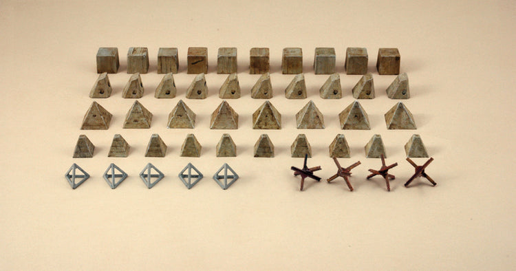 Italeri 6147 1/72 Anti-Tank Obstacles 