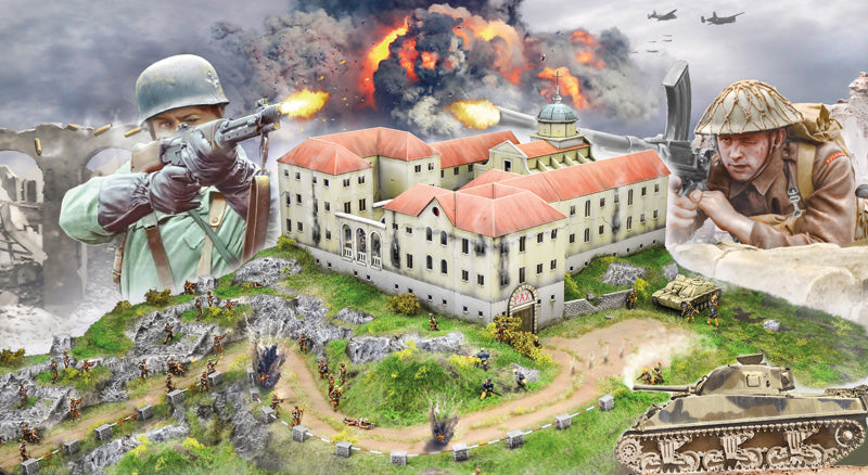 Italeri 6198 1/72 Montecassino Abbey 1944 Breaking the Gustav Line Battle Diorama Set