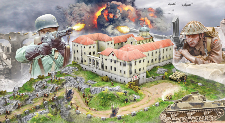 Italeri 6198 1/72 Montecassino Abbey 1944 Breaking the Gustav Line Battle Diorama Set