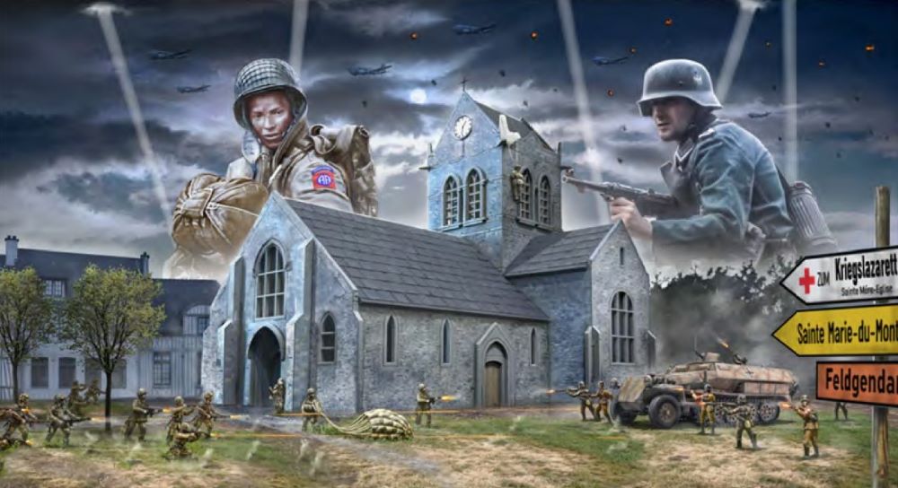 Italeri 6199 1/72 Battle of Normandy Saint-Mere-Eglise June 6, 1944 Diorama Set