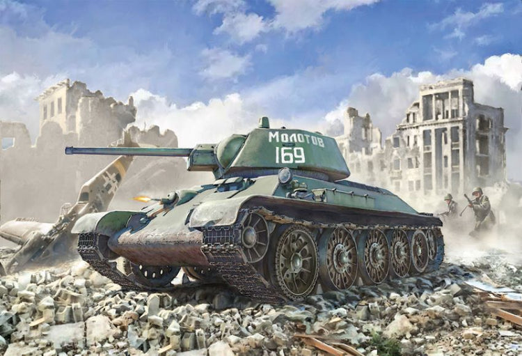 Italeri 6570 1/35 T34/76 Model 1943 Tank (Premium Edition)