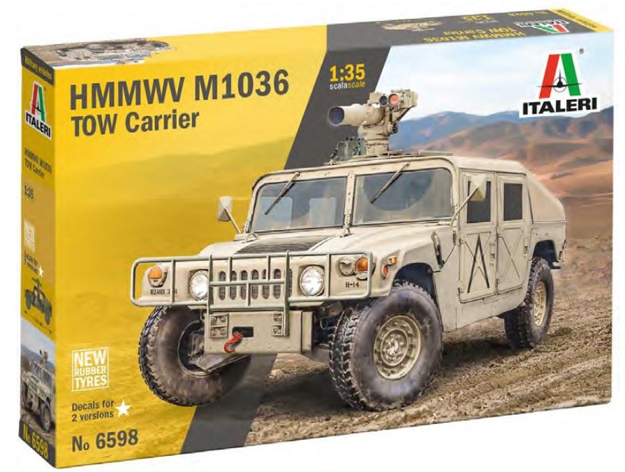 Italeri 6598 1/35 HMMWV M1036 TOW Carrier US Army Vehicle