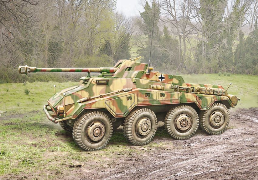 Italeri 7047 1/72 SdKfz 234/4 German 8-Wheel Armor Vehicle