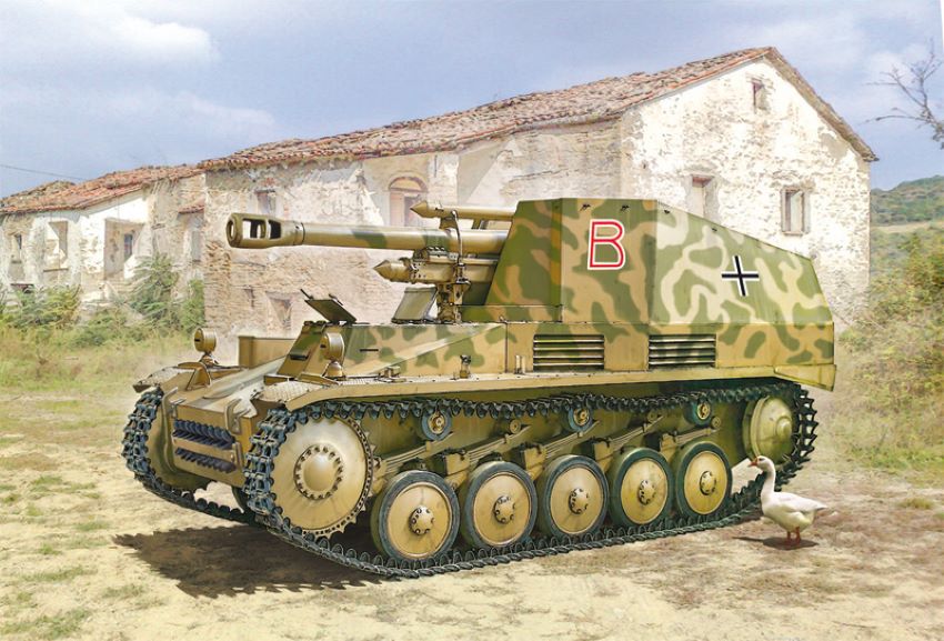 Italeri 7061 1/72 SdKfz 124 Wespe Tank