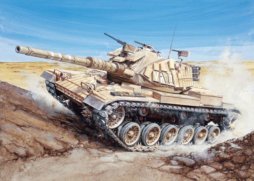 Italeri 7073 1/72 Magach 6 Israeli Main Battle Tank (D)