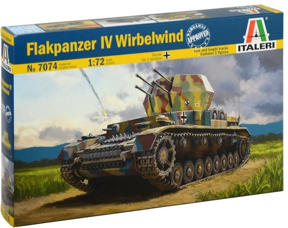 Italeri 7074 1/72 Flakpanzer IV Wirbelwind Tank
