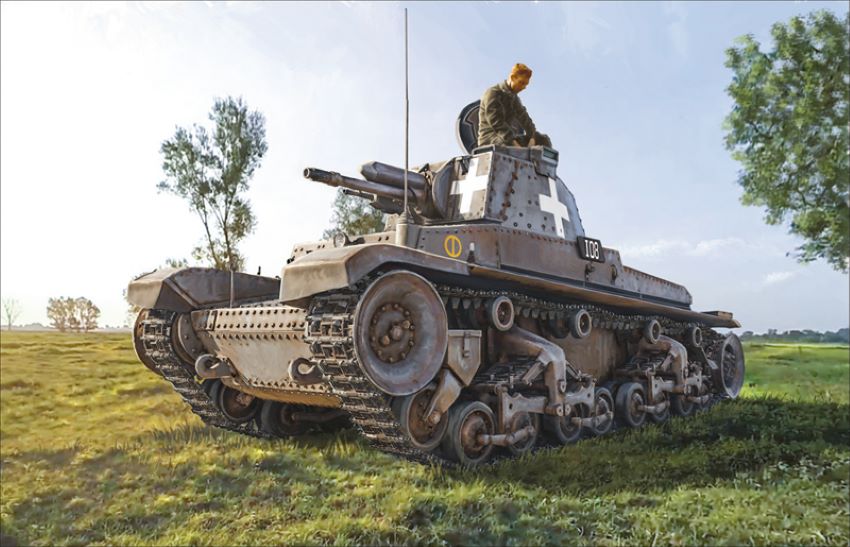 Italeri 7084 1/72 PzKpfw 35(t) Tank