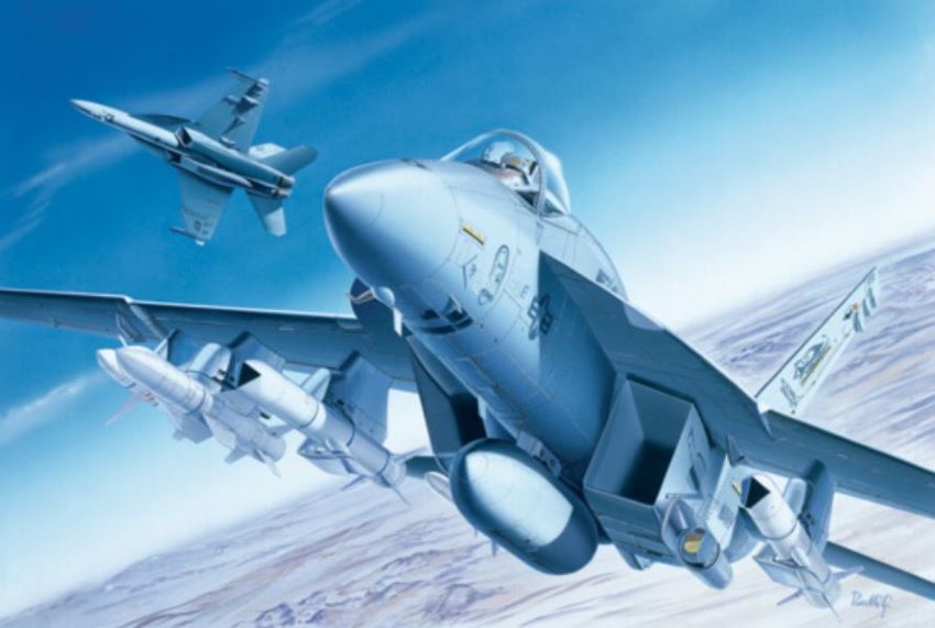 Italeri 83 1/72 F/A18E Super Hornet USN Aircraft