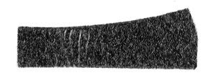 Itty Bitty Lines 1341 N Scale Precut Cork Roadbed Section 2-Pack -- Left Hand Turnout - Small & Medium Radius