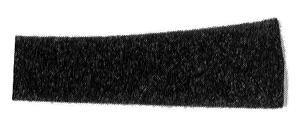 Itty Bitty Lines 1346 N Scale Precut Cork Roadbed Section 2-Pack -- Left Hand #8 Turnout