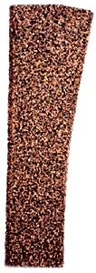 Itty Bitty Lines 1500 HO Scale Cork Roadbed Precut Switch Pad pkg(2) -- #4/6 Right Hand