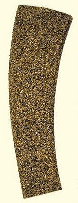 Itty Bitty Lines 1507 HO Scale Precut Turnout Cork Roadbed Pad -- For #6 Right Hand Curved Turnout