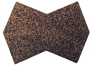Itty Bitty Lines 1607 O Scale Cork Roadbed Precut Switch Pad -- Crossing 45 Degree