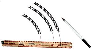 Itty Bitty Lines 180 Z Scale Radius Ruler