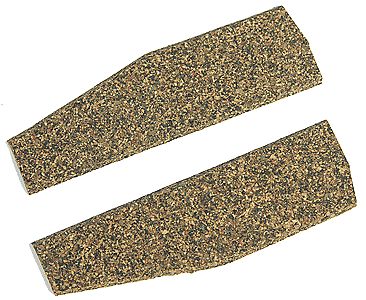 Itty Bitty Lines 3001 Z Scale Cork Roadbed Precut Switch Pad -- 1 Each: Right & Left
