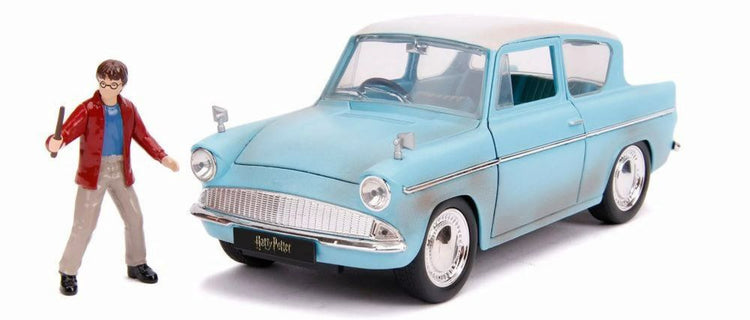 Jada 31127 1/24 Harry Potter 1959 Ford Anglia Car w/Harry Figure