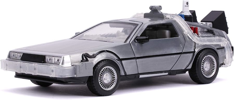 Jada 31468 1/24 Back to the Future Part II DeLorean Car Time Machine Lighted