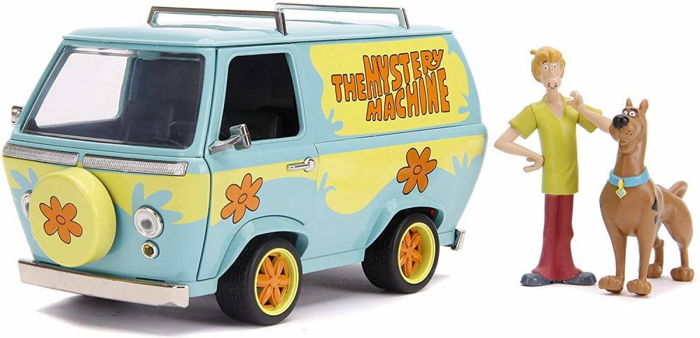 Jada 31720 1/24 The Mystery Machine Van w/Scooby Doo & Shaggy Figures