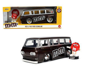 Jada 32027 1/24 Mars 1965 Ford Econoline Van w/Red M&M's Figure