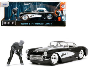 Jada 32195 1/24 1957 Corvette w/Wolfman Figure